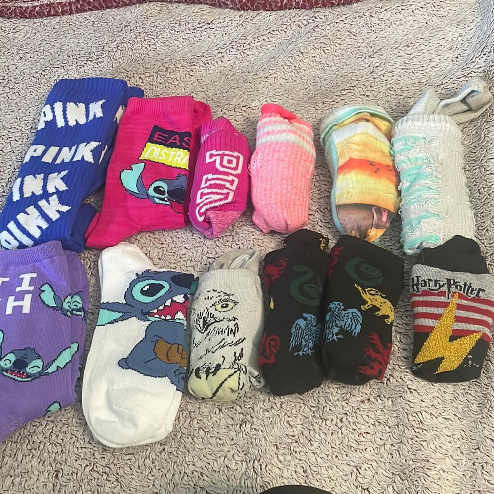 Ton of thigh high socks